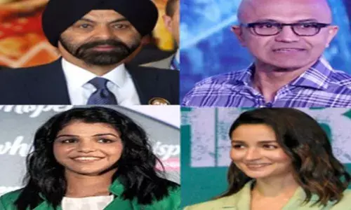 सबसे प्रभावशाली लोगों की सूची में अजय बंगा, सत्या नडेला, आलिया भट्ट, साक्षी मलिक