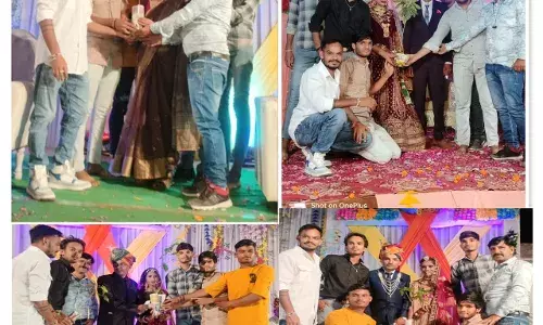 शादी समारोह में पोधा भेट कर पर्यावरण संरक्षण का दिया संदेश