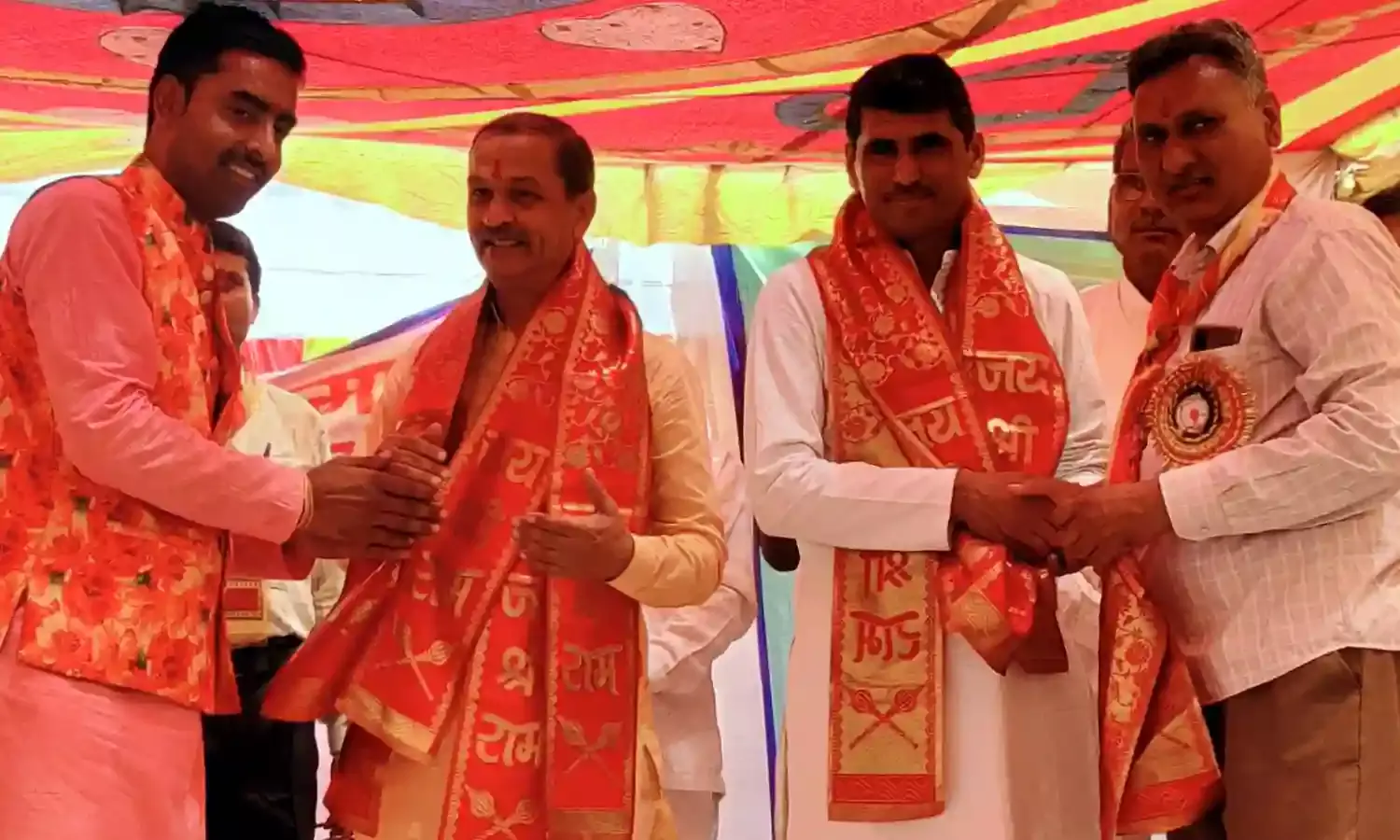 भादवामाता में घाणावार तेली समाज के 28 जोड़े परिणय सूत्र में बंधे