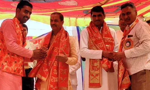 भादवामाता में घाणावार तेली समाज के 28 जोड़े परिणय सूत्र में बंधे