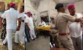 BSF जवान से बोले- बंदूक मत दिखा