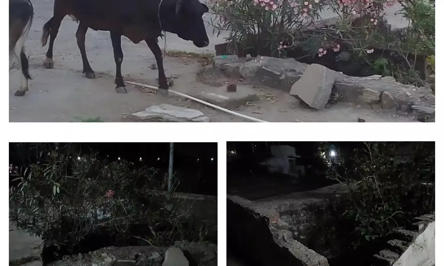 मरम्मत के इंतजार में कहीं ना हो जाए बड़ा हादसा