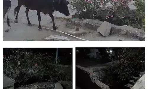 मरम्मत के इंतजार में कहीं ना हो जाए बड़ा हादसा