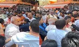 महाकाल मंदिर में आंध्रप्रदेश और मुंबई के श्रद्धालुओं के बीच विवाद