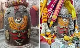 भस्म आरती में फूलों से सजे बाबा महाकाल, नंदी मंडपम में महा-रुद्राभिषेक अनुष्ठान जारी