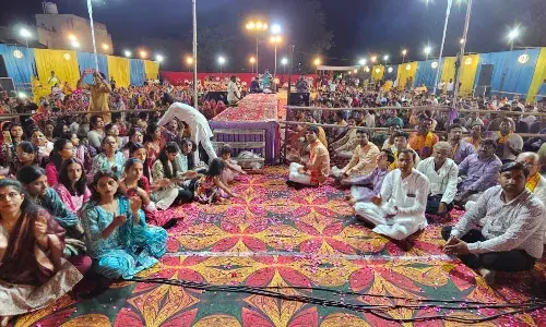 रायला में श्री श्याम सकीर्तन का हुआ भव्य आयोजन, भजनों पर झूमते रहे भक्त