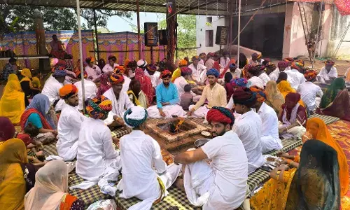 पांच दिवसीय विष्णु महायज्ञ प्रारम्भ