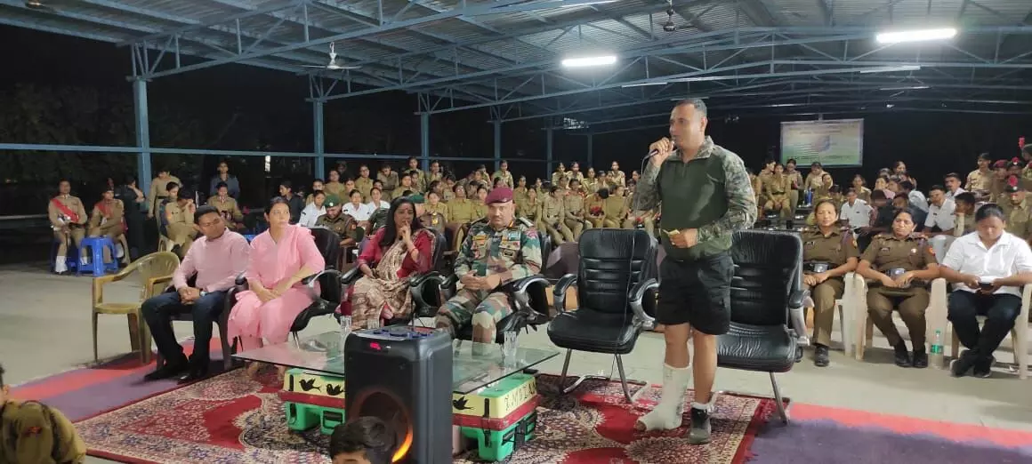 एनसीसी सीएटीसी 10 दिवसीय शिविर का रंगारंग कार्यक्रम के साथ समापन एनसीसी सीएटीसी 10 दिवसीय शिविर का रंगारंग कार्यक्रम के साथ समापन