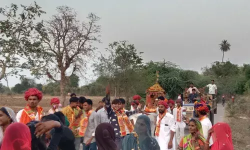 चारचारभुजा नाथ का बेवाण निकाला