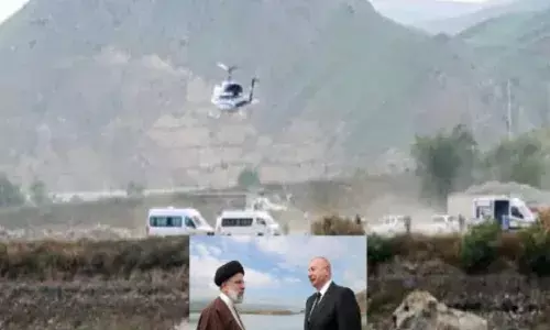 ईरानी राष्ट्रपति इब्राहिम रईसी का हेलिकॉप्टर दुर्घटनाग्रस्त, खराब मौसम से बचाव कार्य में बाधा ईरानी राष्ट्रपति इब्राहिम रईसी का हेलिकॉप्टर दुर्घटनाग्रस्त, खराब मौसम से बचाव कार्य में बाधा