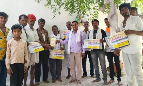 खेलकूद प्रतियोगिता को लेकर गांव गांव में किया जनसंपर्क