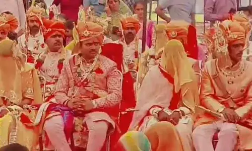 सिंगोली चारभुजा में 38 जोड़े परिणय सूत्र में बन्धे