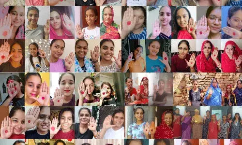 लाल बिंदी को बनाया पहचान, माहवारी के दौरान स्वच्छता के लिए छेड़ा अभियान