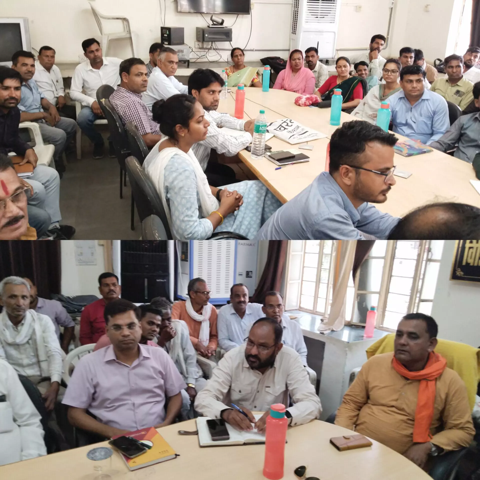 भीषण गर्मी को लेकर आसींद ब्लॉक के अधिकारियों की आपातकालीन बैठक