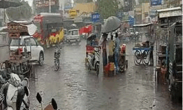 गंगापुर में हुई बारिश, गर्मी से लोगों को मिली राहत