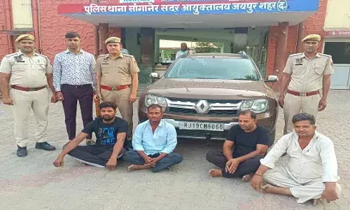 अपहरण व्यक्ति को छुड़वाया, चार आरोपी गिरफ्तार