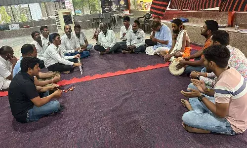 गौ मीरा मैया कथा महोत्सव को लेकर पोस्टर विमोचन