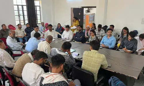 पंचायत समिति कोटड़ी के वीसी रूम में बैठक आयोजित