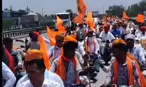 महाराणा प्रताप जयंती पर निकाली वाहन रैली महाराणा प्रताप जयंती पर निकाली वाहन रैली