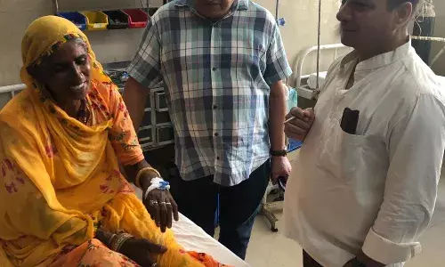 गर्मी एवं अन्य बीमारियों को लेकर भीम चिकित्सालय का किया निरीक्षण