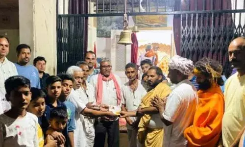 गौ मीरा मैया महोत्सव को लेकर निकाली वाहन जागृति रैली