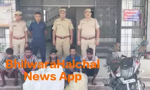 विद्युत ट्रांसफार्मर चोर गिरोह का खुलासा, पांच गिरफ्तार, दो बाइक व दो डीपी बरामद