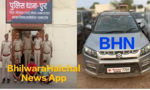 ठेकेदार पर कातिलाना हमले के तीन आरोपित गिरफ्तार, ब्रेजा कार जब्त