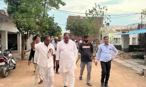 प्रधान और बीडीओ ने किया गाँवो में निरीक्षण