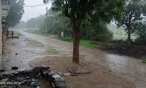 सवाईपुर क्षेत्र में दिनभर चला रिमझिम बारिश का दौरा