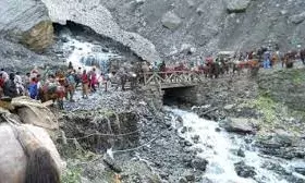 अब तक डेढ़ लाख श्रद्धालुओं ने किये बाबा बर्फानी के दर्शन