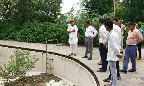 जिला कलक्टर और पुलिस अधीक्षक ने किया मेजा डैम का निरीक्षण