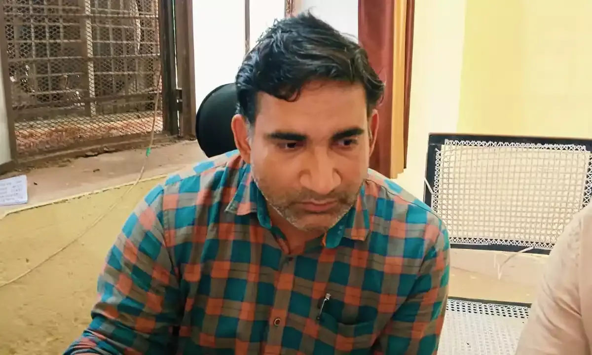 जलदाय विभाग का वरिष्ठ सहायक ₹10000 की रिश्वत लेते रंगे हाथ गिरफ्तार