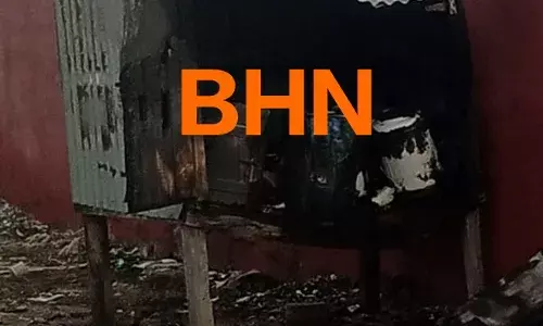 सुखाडिया सर्कल पर नशेड़ियों ने फूंक दी केबिन,दहशत