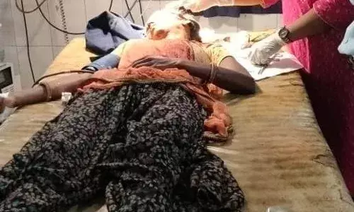 शराब के नशे में पति ने किया हमला, पत्नी गंभीर घायल