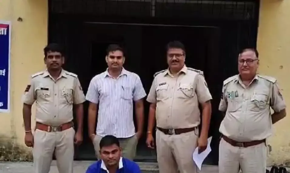 एसबीआई बैंक  में नकली सोना रखकर 1,80,000 रुपए की ठगी करने के आरोपी को अंता पुलिस ने किया गिरफ्तार