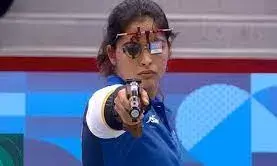 मनु ने 10 मीटर एयर पिस्टल स्पर्धा में जीता कांस्य पदक