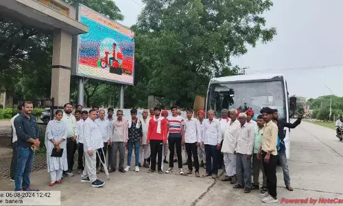 जलग्रहण क्षेत्र के लाभार्थी प्रबन्धन प्रशिक्षण के लिए राजसंमद रवाना