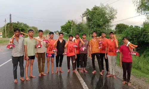 सवाईपुर क्षेत्र से होकर गुजरी कावड़ यात्रा