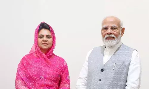 सांसद महिमा कुमारी मेवाड़ ने की पीएम मोदी से शिष्टाचार भेंट