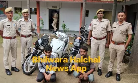 चोरी की दो बाइक व एक स्कूटर बरामद
