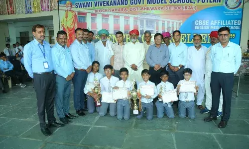 राज्य स्तरीय सोशल साइंस फेयर का मॉडल स्कूल पोटलां में हुआ आयोजन