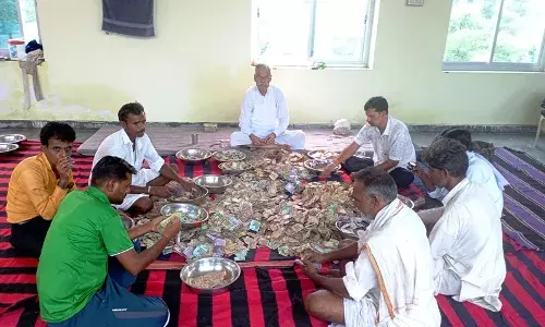 शक्तिपीठ धनोप माता मंदिर दानपात्र से 20.82 लाख की राशि निकली