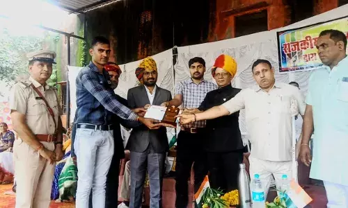 पत्रकार हेमराज तेली उपखंड स्तर पर हुए सम्मानित