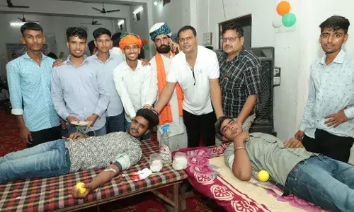 103 युवाओ ने किया रक्तदान