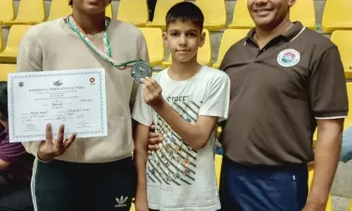 हरियाणा में  राष्ट्रीय कुश्ती में जीता माया ने कांस्य पदक