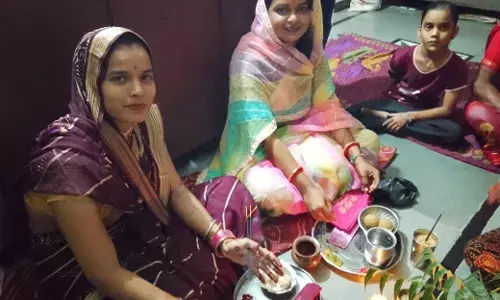 मांडलगढ़ क्षेत्र में महिलाओं ने तीज माता की पूजा करें मांगी खुशहाली
