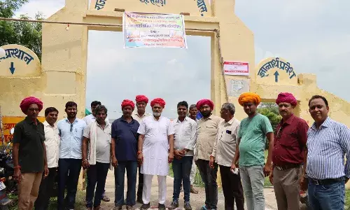 पीतलिया का ग्रामीणों ने किया स्वागत