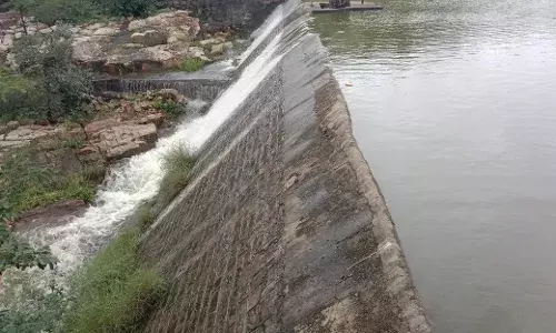 पांच साल बाद तालाब में आया पानी