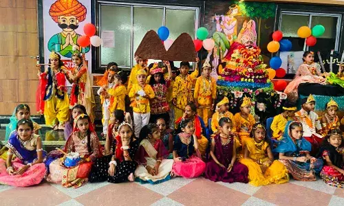 बच्चों ने धूमधाम से मनाया जन्माष्टमी महोत्सव