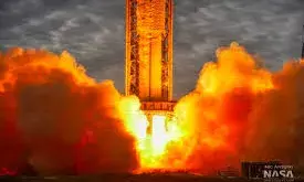 लैंडिंग के वक्त राकेट में आग लगने से हुआ धमाका